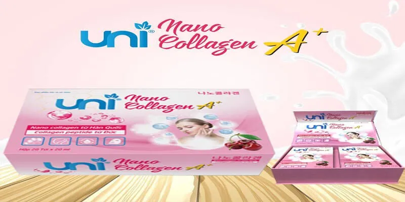Nước uống Uni Nano Collagen A+ – Bổ sung collagen cho nam giới
