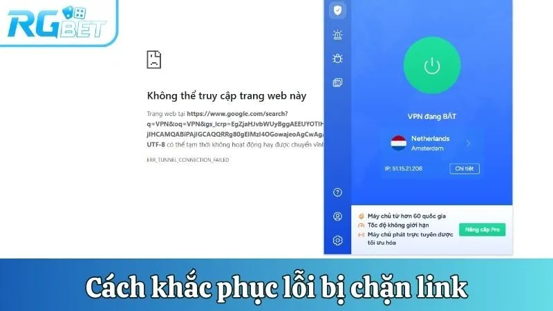 Cách khắc phục lỗi bị chặn link/không truy cập được