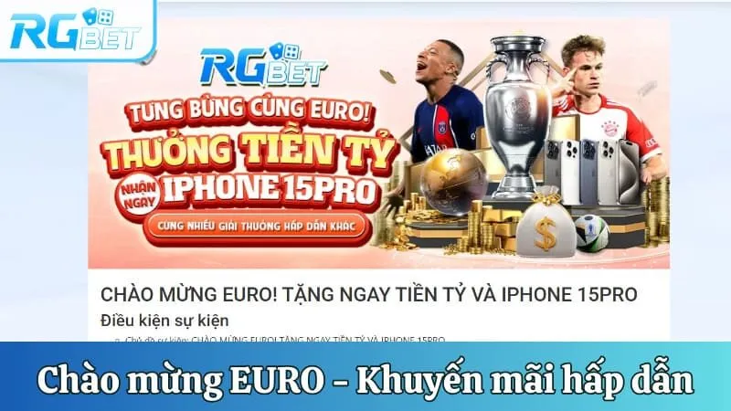 Chào mừng EURO - Khuyến mãi RGBet siêu hấp dẫn