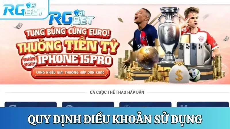 Nội dung quan trọng trong điều khoản sử dụng dịch vụ